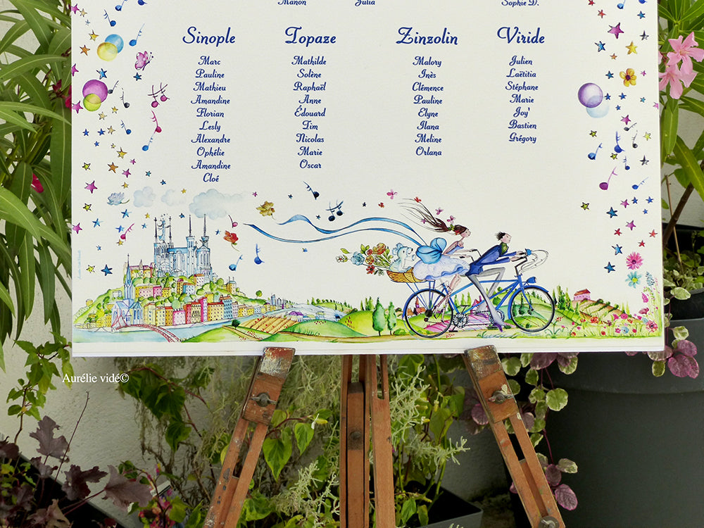 Plan de table tandem
