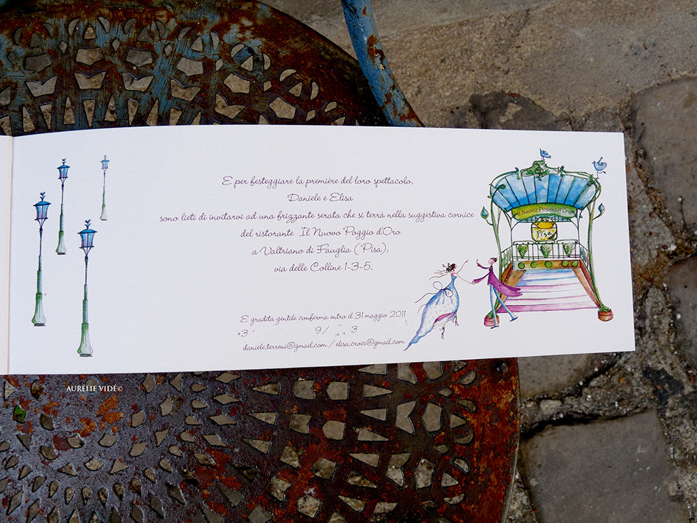 Faire-part mariage Paris-Seine