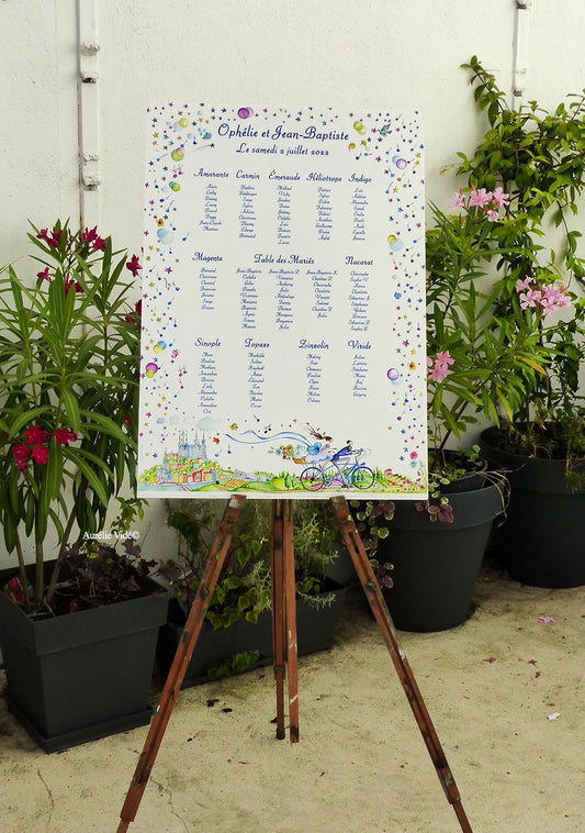 Plan de table tandem
